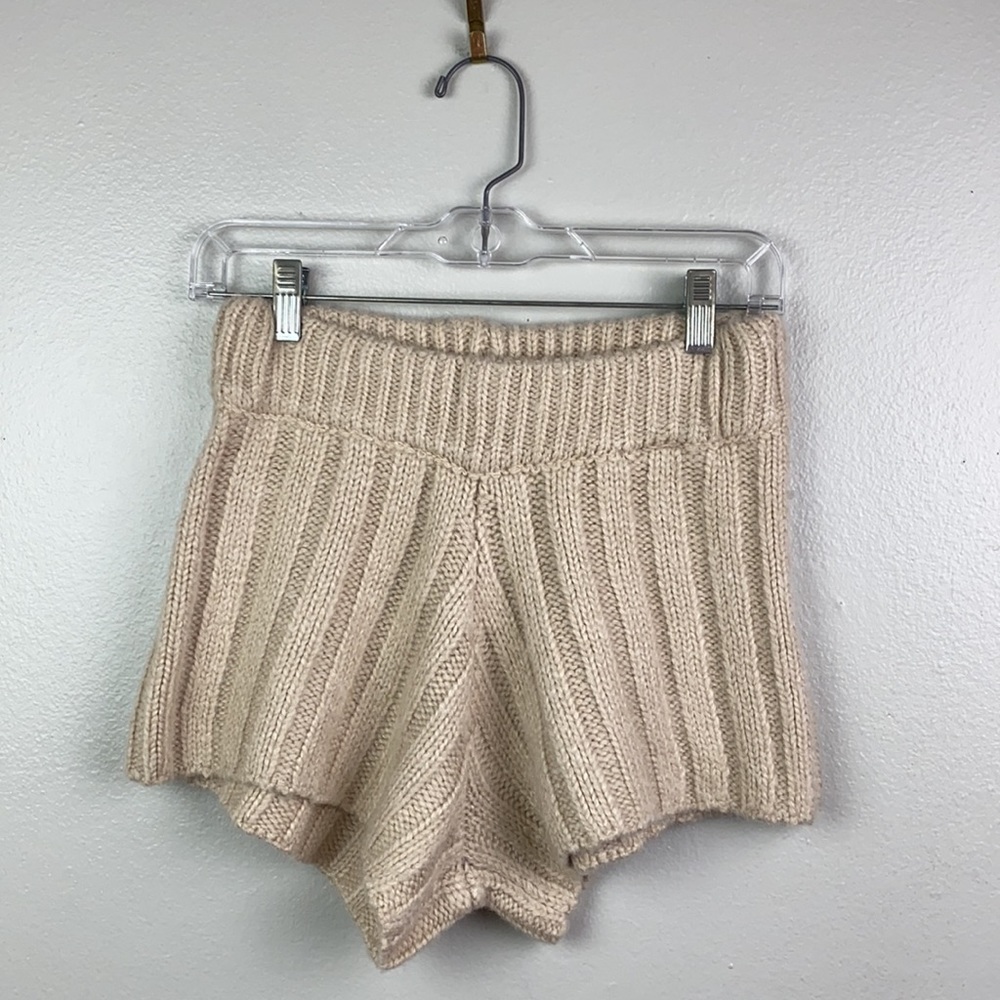 NWT BlankNYC | Give it Back Ribbed Knit Wool-Blend Shorts XS